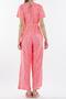 Women's Pareo Jumpsuit Beach Dress Neon Lace Pink - 2