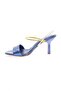 Blue Square Toe Strappy Women's Heeled Sandals - Multi 8153275 - 3
