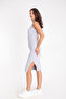 Midi Pencil Dress with Slits Rmr90090 - 6