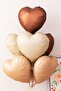 2 Year Old Retro Birthday Balloon Set 5 Heart Balloons - 4