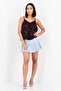 Women V Neck Sleeveless Textured Top, Maroon - 3