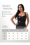 Women's Black Heart Collar Crop Blouse with Side Zippers and Corset Look - 4