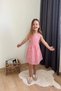 Stylish Dress with Inner Lining, Back Zipper, and Scallop Cotton - 4