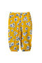 Girls Yellow Floral Printed Viscose Pants