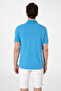 Men's Regular Fit Polo Neck Turquoise Basic T-Shirt 50306007-Vr093 - 5