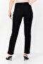 Women Petite Washed Denim Jeans, Black - 3
