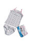 Girl's Printed Rope Strap Tank Top and Slip Set - 4