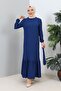 Lara Belted Dress Indigo - 4