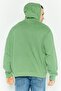 Men Graphic Print Long Sleeves Hoodies, Green - 2