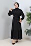 Lara Belted Dress Black