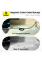 Tungsten Gold Magnetic Type-C to Lightning Cable, 20W PD Fast Charge, Braided, 1M – Black - 3