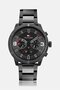 Men 1792071 Stainless Steel Watch, 50mm, Gunmetal