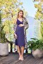 Monamise Women Patterned and Lace Pregnant Maternity Dressing Gown Set 25053 - 2