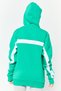 Women Sportswear Fit Long Sleeve Outdoor Hoodie, Green - 4