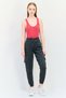 Women Sportswear Fit Outdoor Jogger Pants, Dark Grey - 2