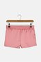 Kid Girls Silk Pull On Shorts, Pink - 2