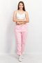 Women Sportswear Fit Brand Logo Jogger Pants, Pink - 4