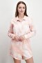 Women Tie Dye Long Sleeves Dreamy Playsuit, Pink