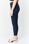 Women Skinny Fit High Rise Straight Leg No Stretch Jeans, Navy - 3