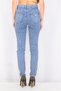 Women Skinny Fit Polka Dotted Stretchable Denim Jean, Blue - 2