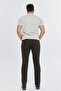 Regular Fit Jean Martin High Waist Standard Cut Stretchy Brown Men's Jeans C336 - 7