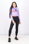 Women Regular Fit Graphic Print Hoodie, Lillac - 2