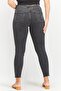 Women Skinny Fit Washed Stretchable Jeans, Black - 3
