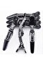 Crocodile hair section clips with non-slip grip for home, parlor and salon use, set of 6 pieces - 3
