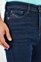 Men Carrot Fit Stretchable Denim Jeans, Navy - 3