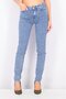 Women Skinny Fit Polka Dotted Stretchable Denim Jean, Blue