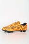 Orange Lace-Up Astroturf Football Shoes - 3