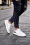 Federic White Men's Leather Shoes - 6