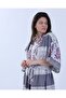 Ethnic Patterned Tied Kimono Kaftan - 2