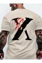 Breathable Polyester Mesh Casual Sports T-Shirt for Men - Geometric "X" Print - 5