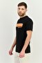 Men Crew Neck Short Sleeves Graphic Printed T-shirt, Black - 2