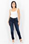 Women Slim Fit Washed Stretchable Denim Jeans, Blue - 2