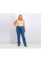 Women Marilyn Straight Jeans, Fire Sky and Navy - 3