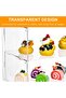 2-Layer Commercial Bakery Display Case Countertop, Pastry Display Case - 5