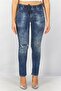 Women Regular Fit Washed Stretchable Jeans, Blue