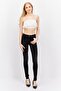 Women Regular Fit Plain Denim Jeans, Black - 4
