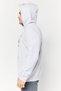 Men Sportswear Fit Long Sleeve Outdoor Hoodie, Grey - 3