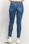 Women Skinny Fit Stretchable Solid Jeans, Blue - 3
