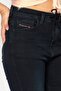 Women Regular Fit Solid Denim Jeans, Charcoal - 3
