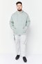 Men Sportswear Fit Long Sleeves Outdoor Hoodie, Grey - 2