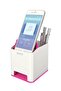Wow Sound Pen Holder Dual Color, White/Pink -Code:53631023 - 3