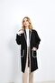 Steel Knit Shepherd Stitched Shawl Collar Tunic Cardigan - 8