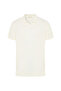 Men's White Jacquard Embroidered Polo Collar Short Sleeve Knit Sweater - 5
