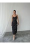 Women's Megan Degaje Collar Adjustable Strap Lined Dress - 5