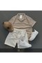 Ribbed Ottoman Premium Fabric Polo Collar Unisex T-Shirt and Shorts Set