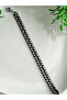 Steel Interlaced Cuban Black Bracelet - 2
